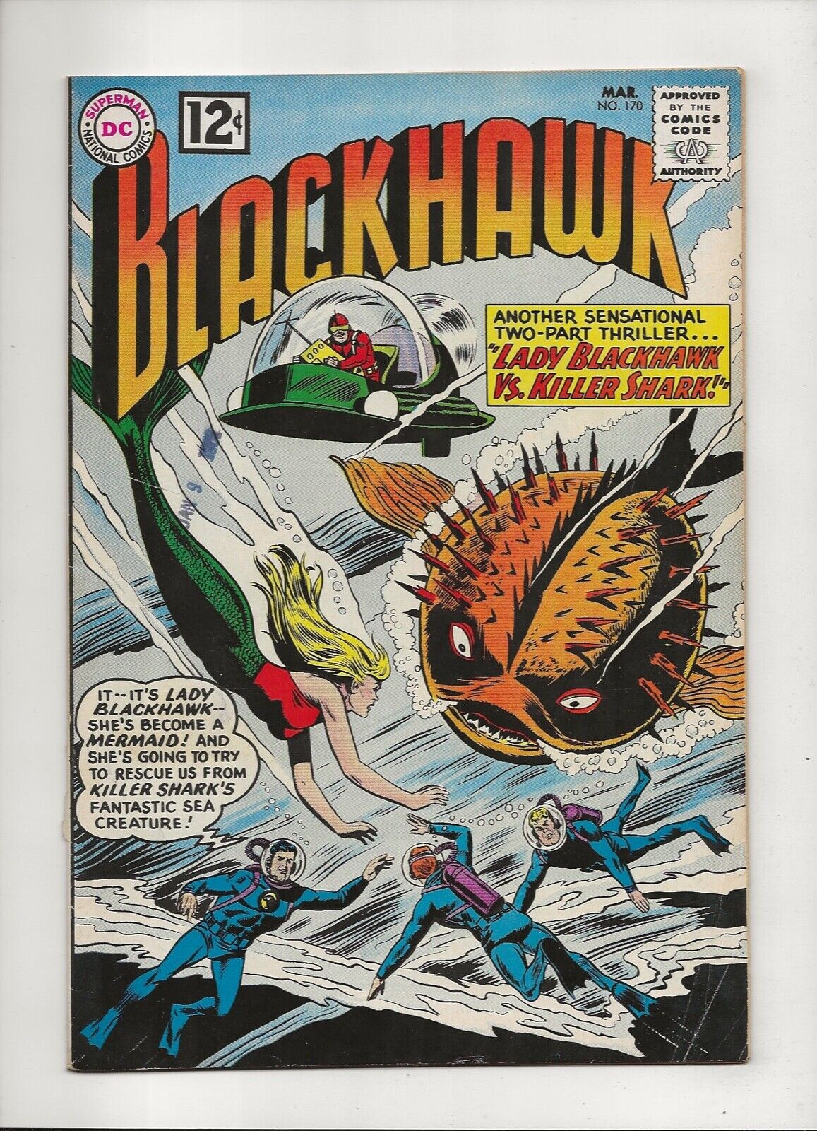 Blackhawk #170 (1962) FN 6.0