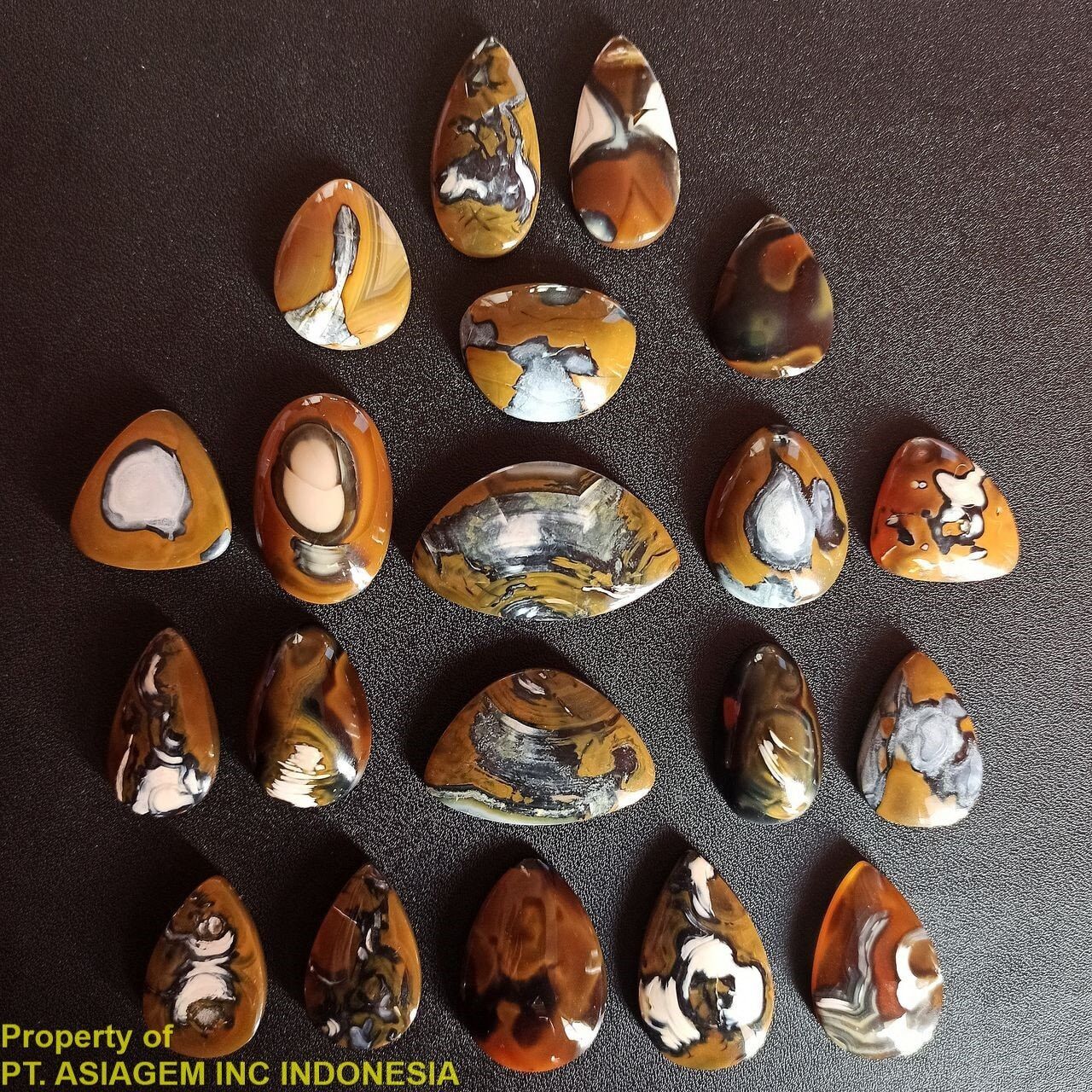 Wholesale 20 pcs WPICG00001 (531ct) Mixed Picture Agate ~100% Natural Untreated