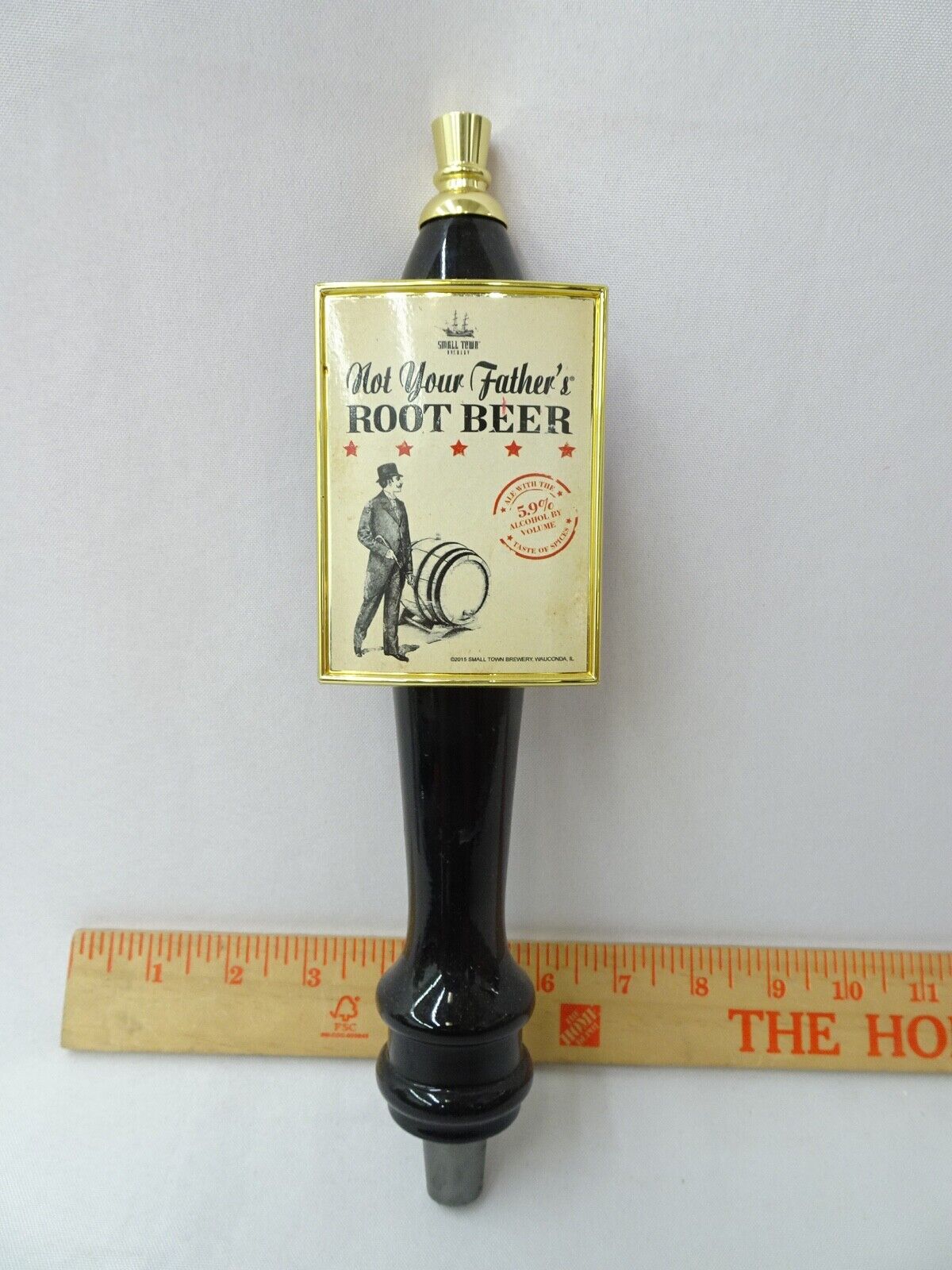 Not Your Father's Root Beer Tap Handle Pub Style Keg  11.5