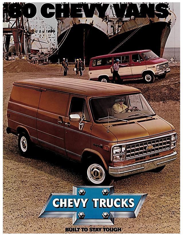 1980 Chevrolet Vans Factory Brochure-14 pages-Chevy Beauville Nomad 1979 1981
