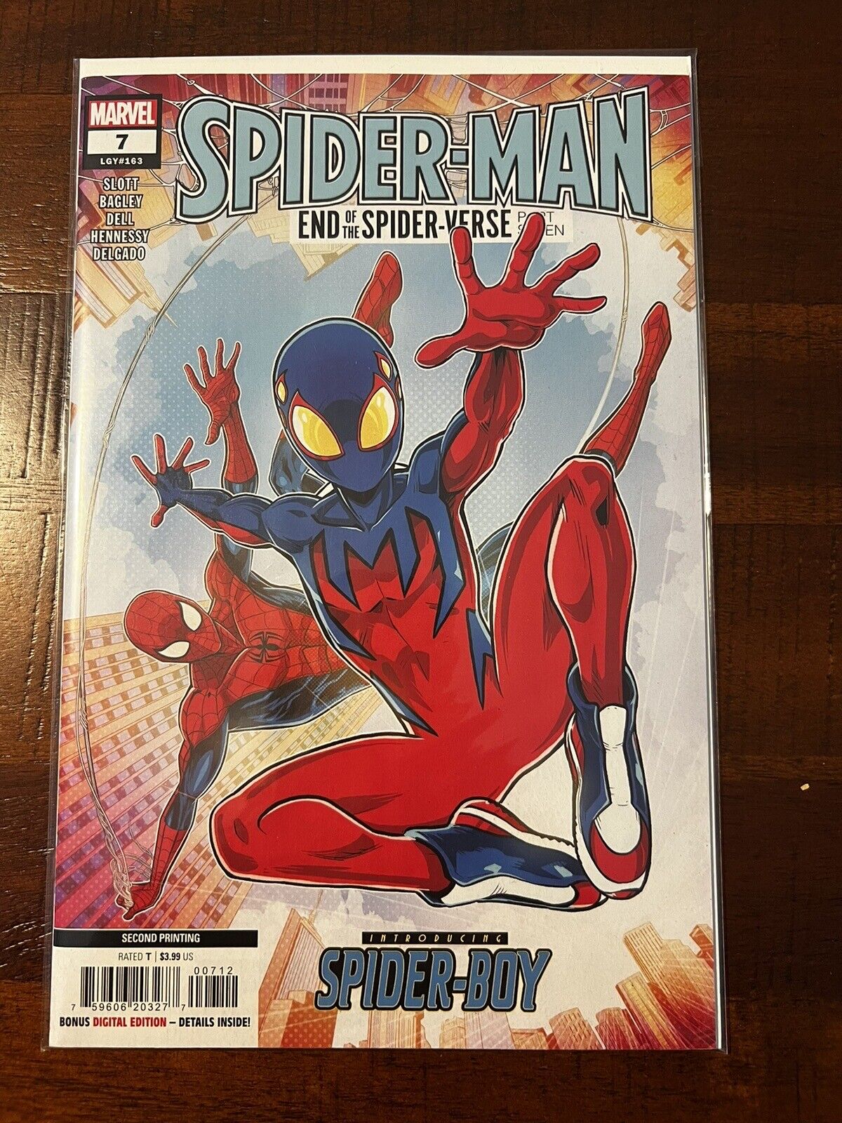 Spider-Man End of the Spider-verse #7 2nd Print Spider-Boy Marvel Comics NM