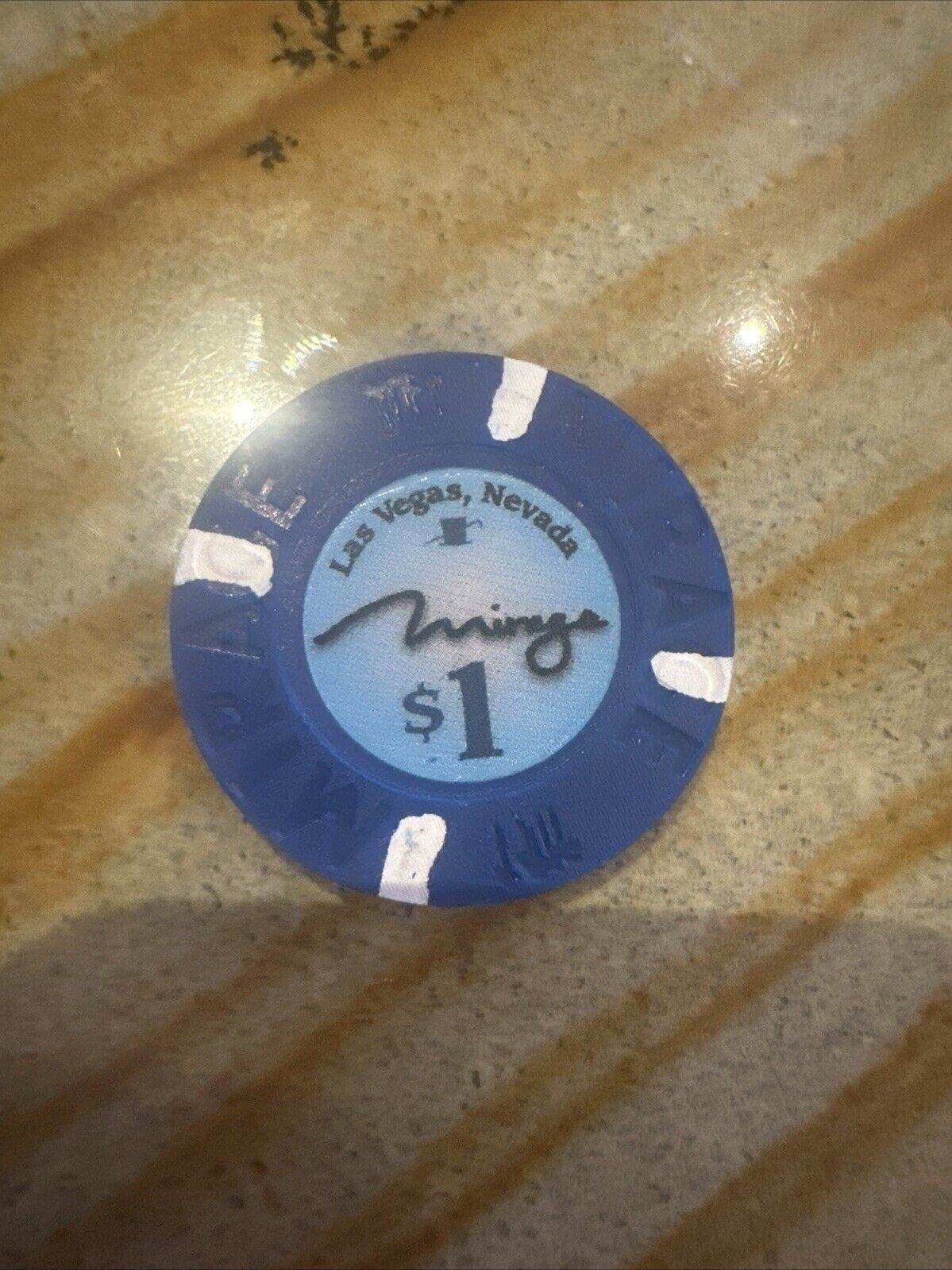 The Mirage Las Vegas $1 Poker Chip 