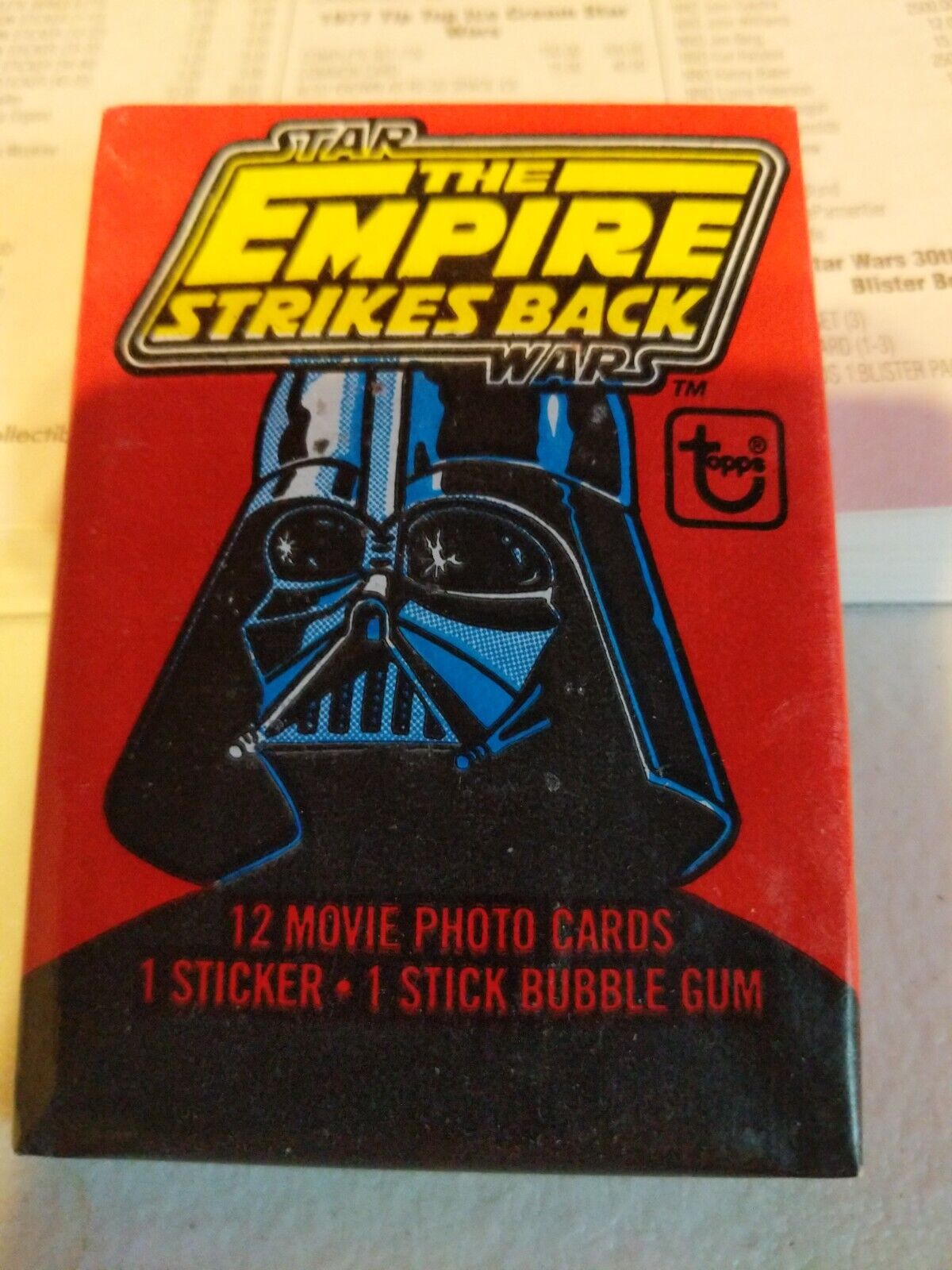 Topps 1980 Star Wars The Empire Strikes Back series 1 sealed wax pack EX/NM 