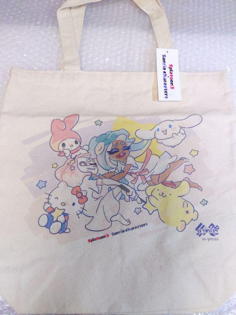 Splatoon x Sanrio Tote Bag Collab Hello Kitty MY MELODY Cinnamoroll