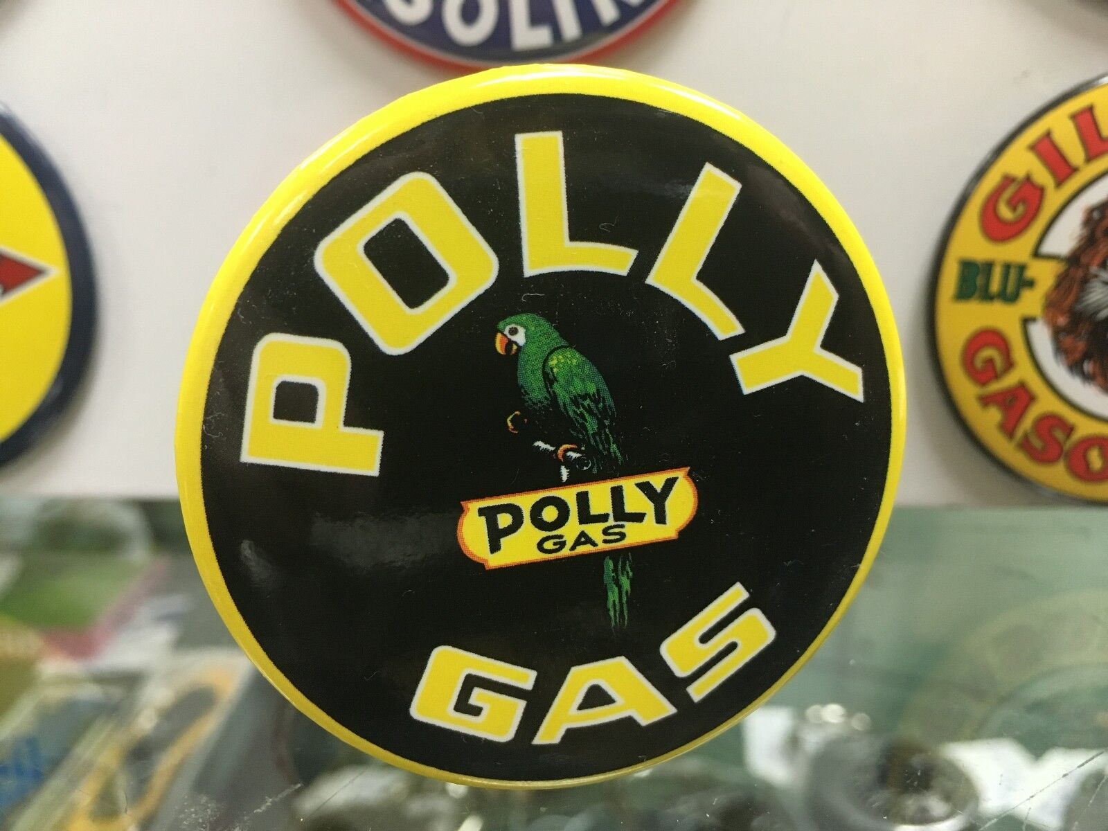 classic POLLY GAS full backed refrigerator MAGNET