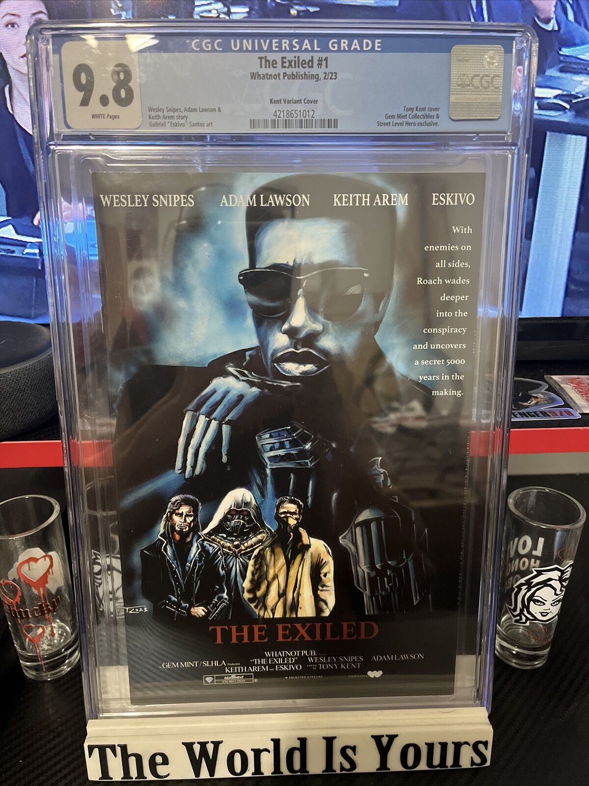 The Exiled #1 Wesley Snipes New Jack City Movie Variant ⛓️ Cgc 9.8, 1 On Census