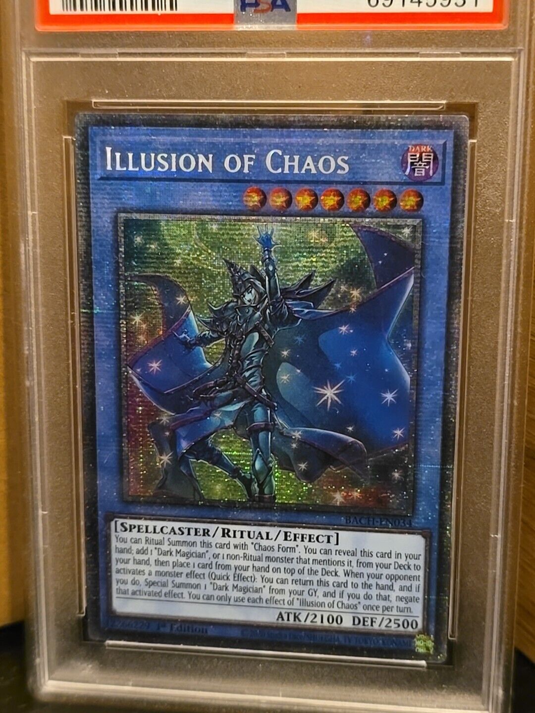 Psa 9 Illusion Of Chaos Yu Gi Oh Startlight 