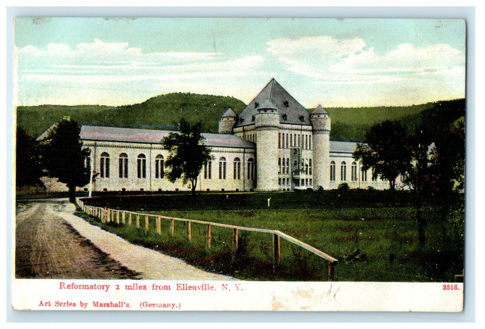 c1910s Reformatory 2 Miles from Ellenville New York NY Unposted Postcard