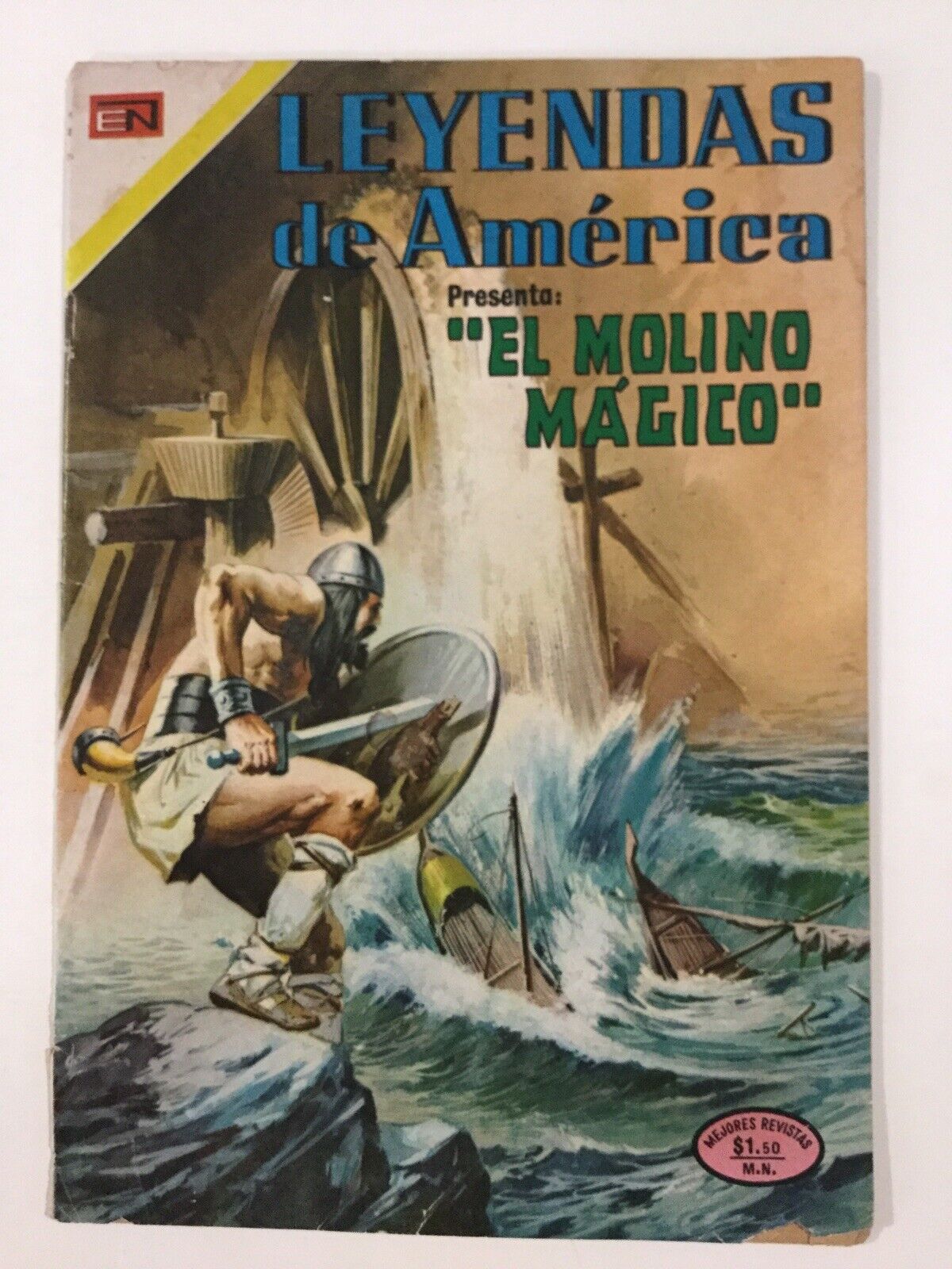 1973 SPANISH COMICS LEYENDAS DE AMERICA #226 EL MOLINO MAGICO NOVARO MEXICO