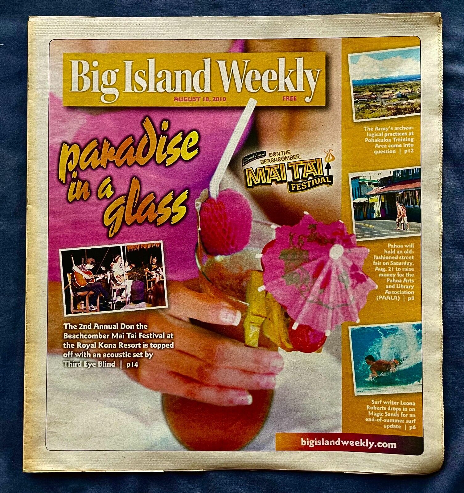 MAI TAI FESTIVAL Tiki Drinks DON THE BEACHCOMBER 2010 Hawaii BIG ISLAND WEEKLY