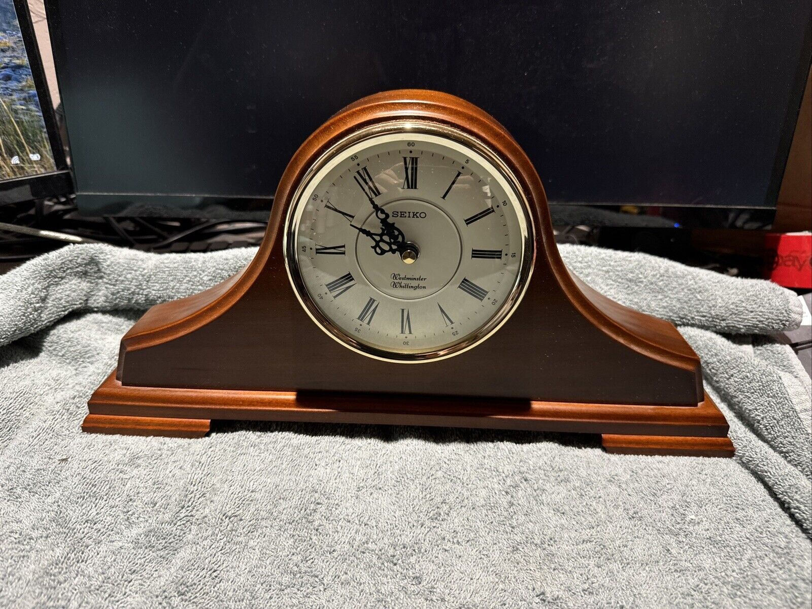Seiko Quartz Westminster Whittington Mantel Clock