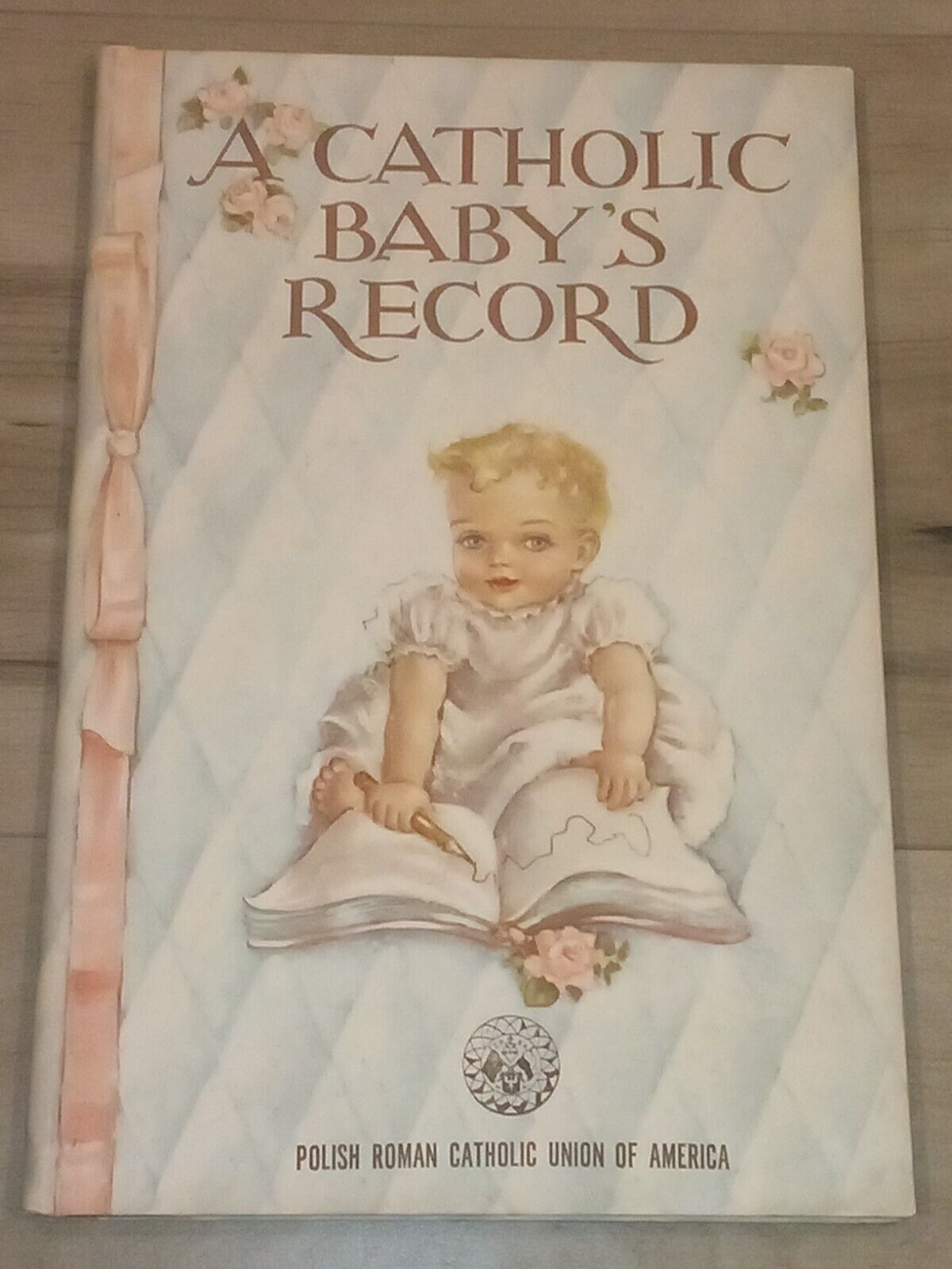 A Catholic Baby\'s Record Book by Catholic Manufacturing and Janet Robson Vintage