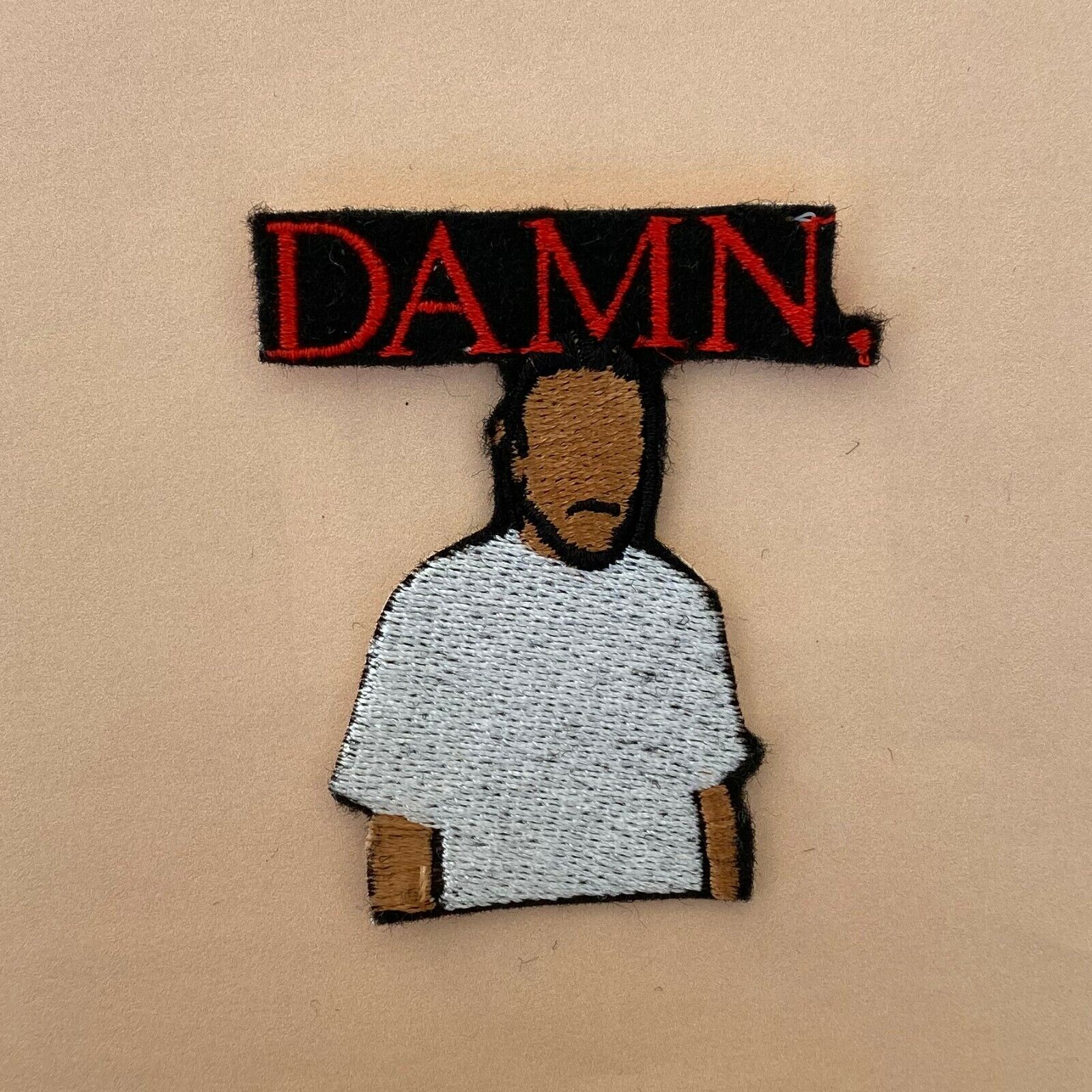Iron on Patch - Kendrick Lamar Damn Embroidered Hip Hop Rap