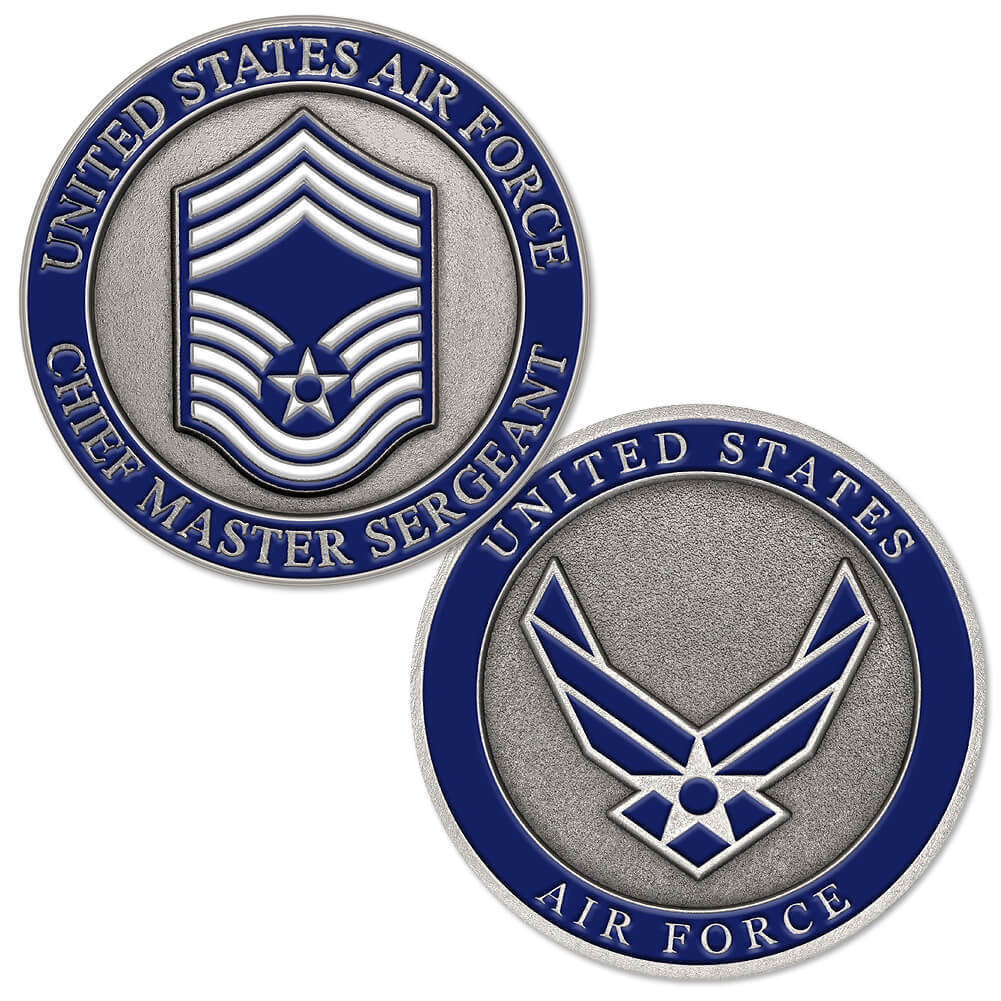 NEW USAF U.S. Air Force Chief Master Sergeant Challenge Coin