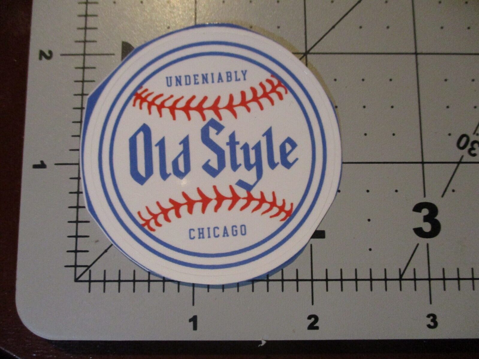 OLD STYLE chicago baseball logo STICKER decal craft beer brewery brewing