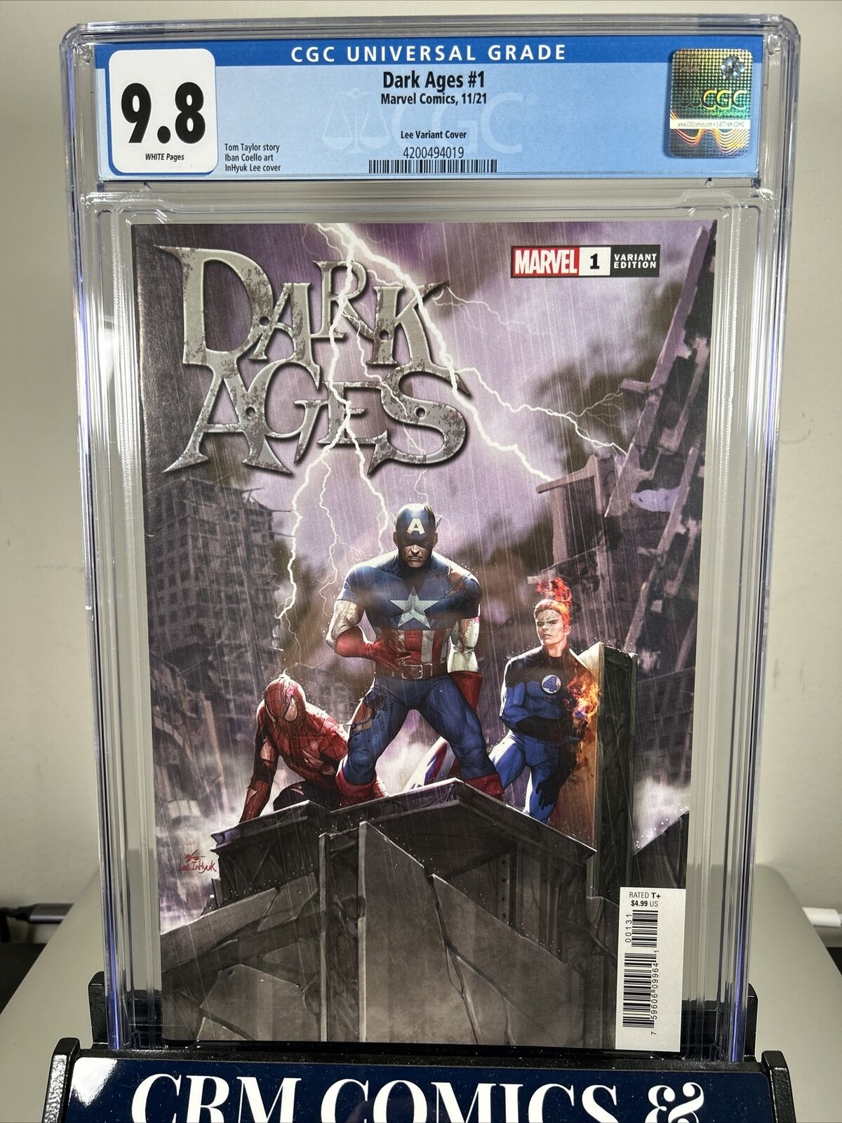 Marvel Dark Ages 1 Lee Variant Cover CGC 9.8
