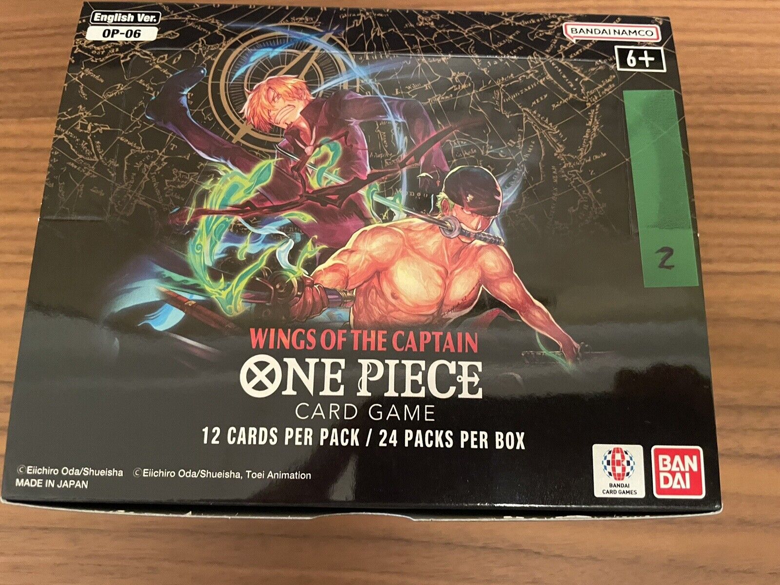 One Piece TCG - OP06 Unsealed Booster Box Bulk - Wings Of The Captain. 7 SR INC.