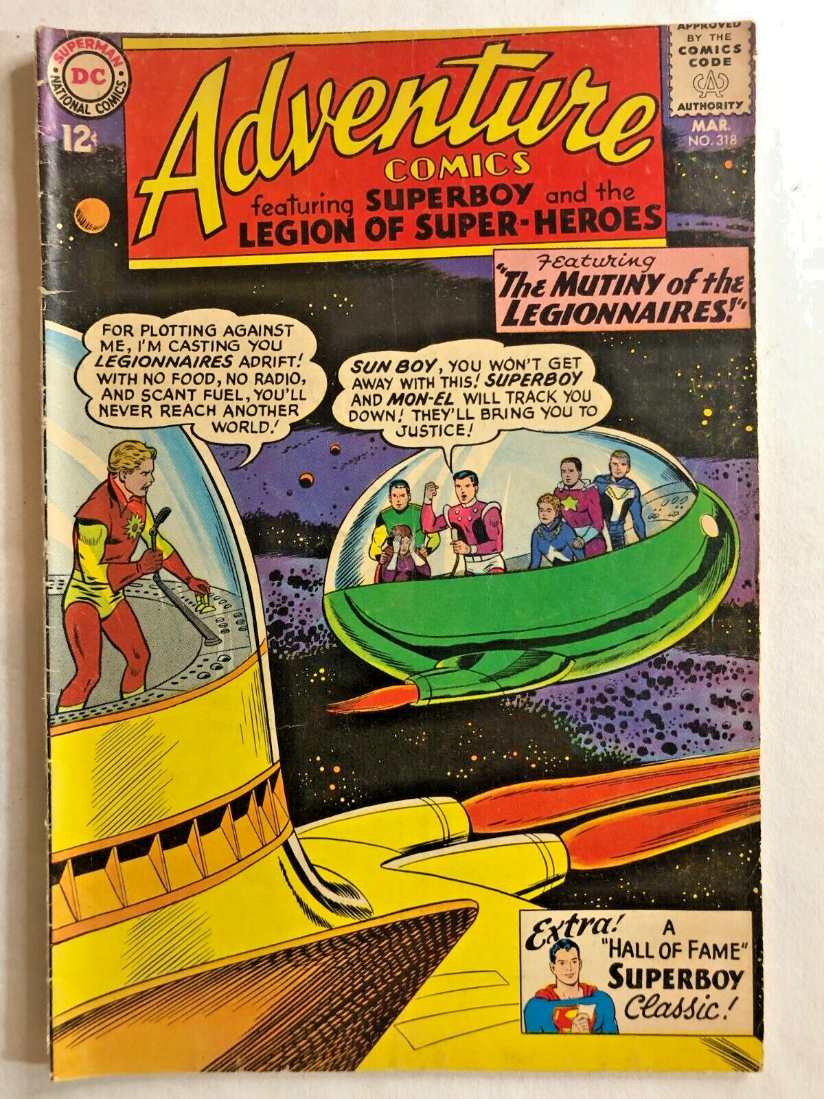 Adventure Comics 318 Mar 1964 Rare Vintage Silver Age DC Comics Nice Condition