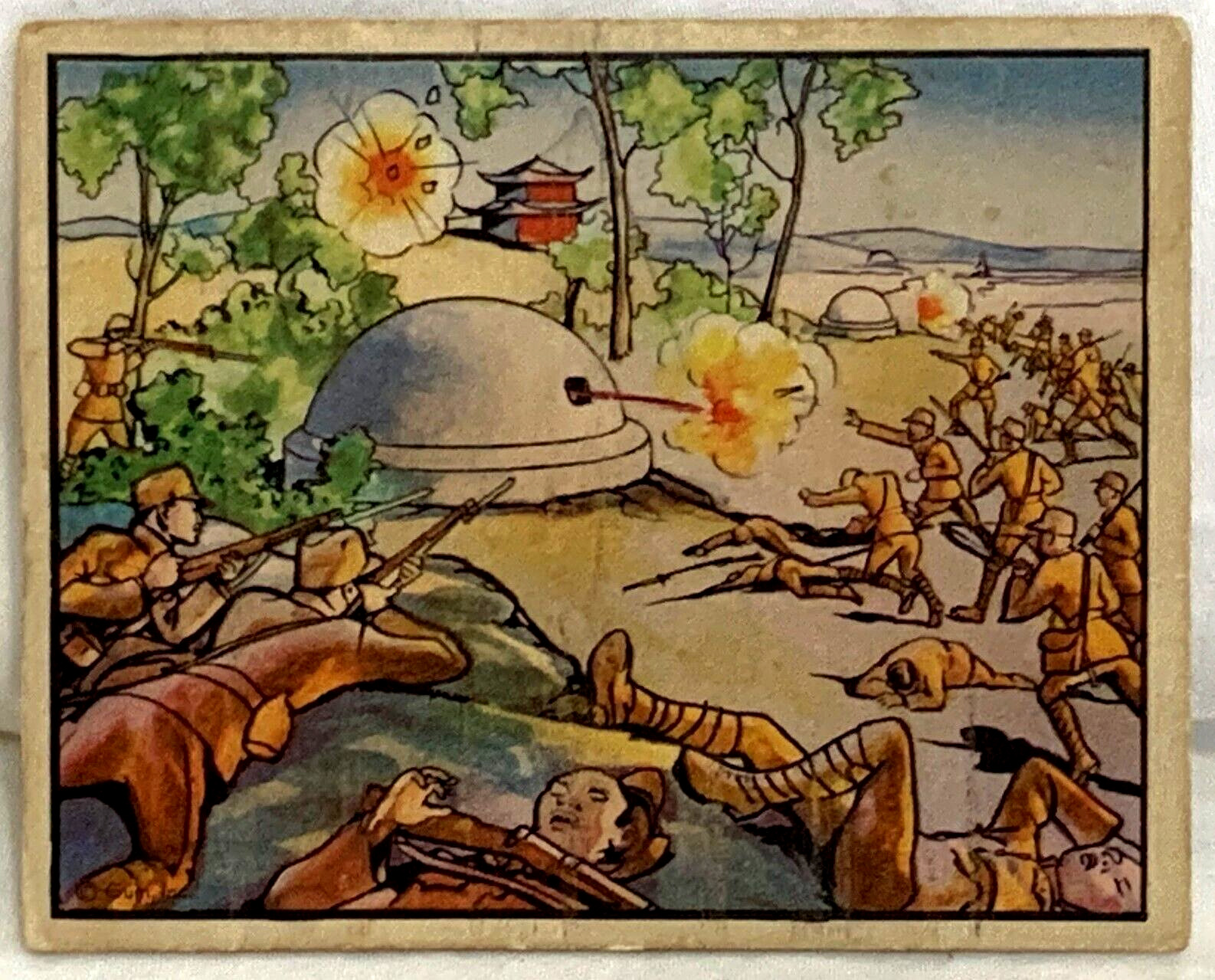 1938 Gum Inc. Horrors of War. (R69-1)  Card # 172 Japanese Drive Against.....