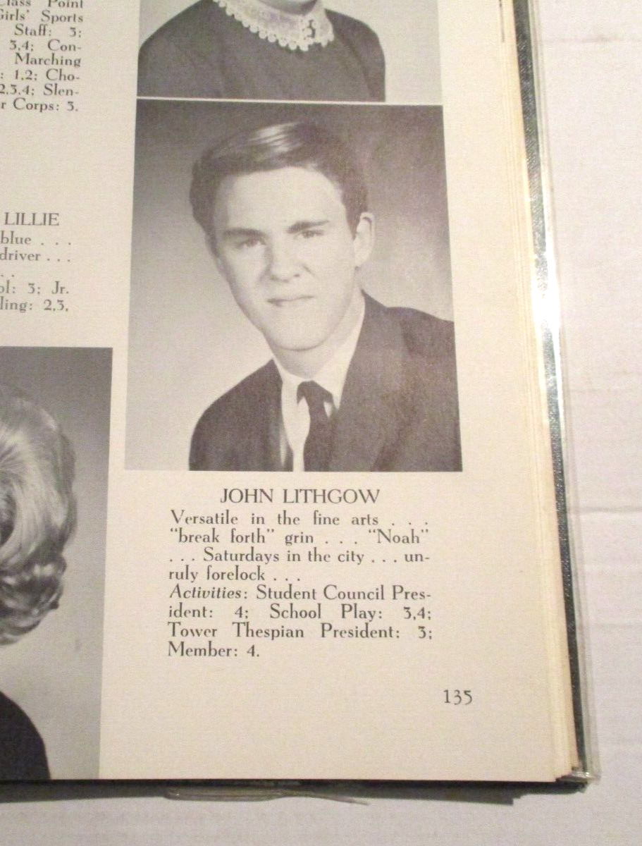 1963 The Prince - Princeton High School Yearbook of New Jersey- John Lithgow