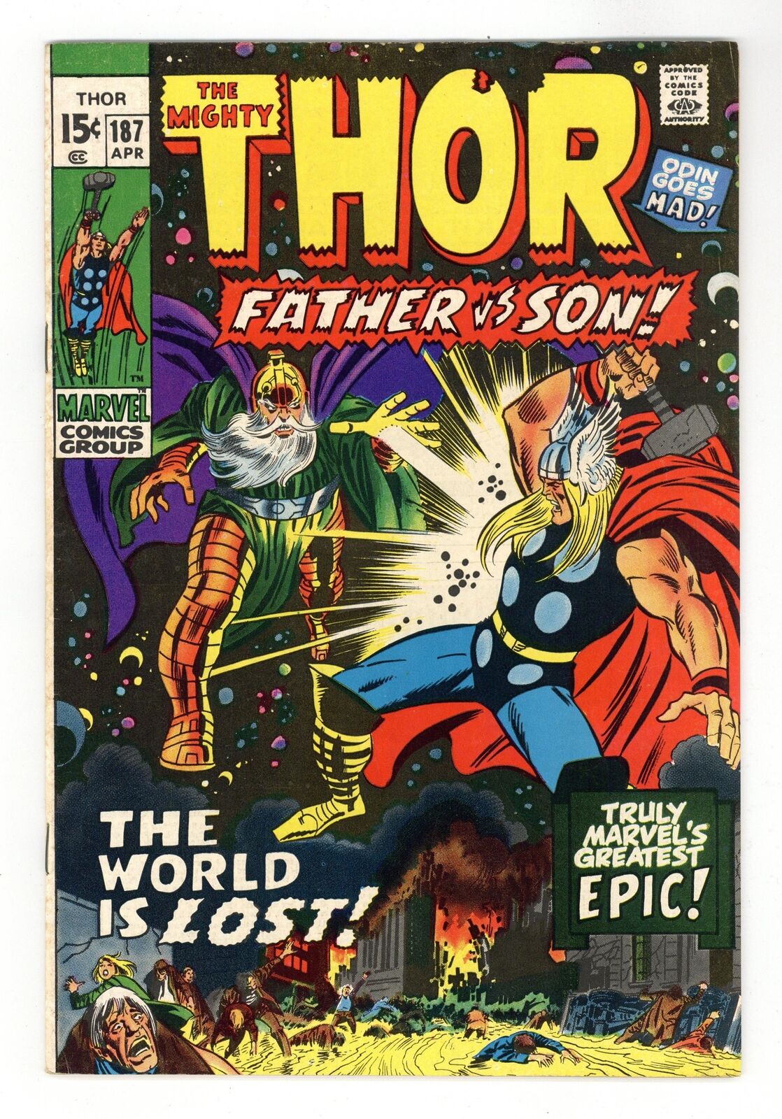 Thor #187 FN- 5.5 1971