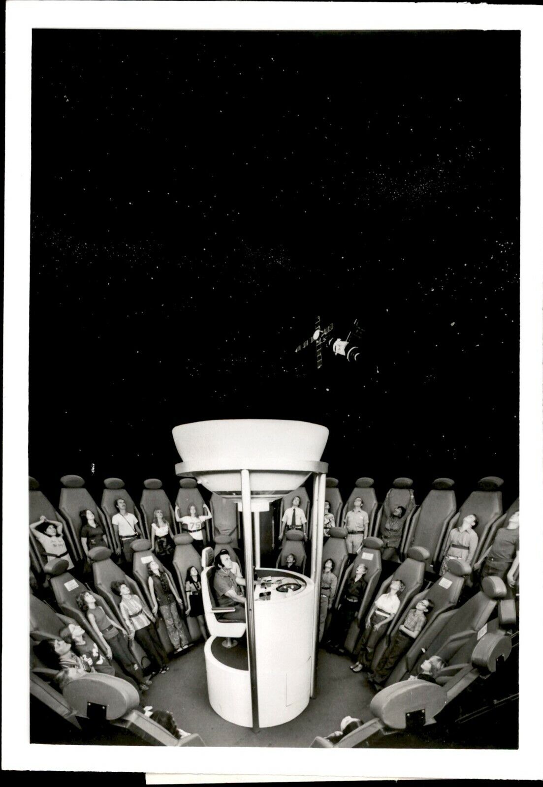 LD219 Orig Alan T Band Photo ALL ABOARD FOR SPACE FLIGHT Automated Rocket Ride