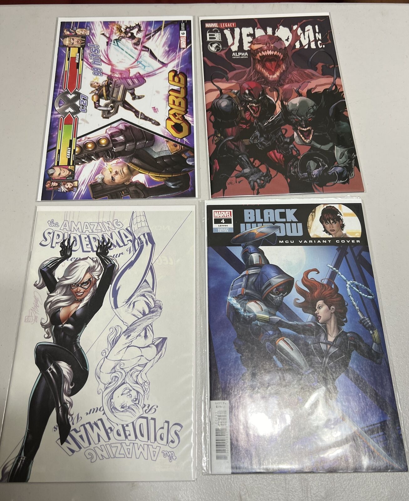 Lot Of 4 Marvel Comics Standard Variant Covers Campbell Nakayama More