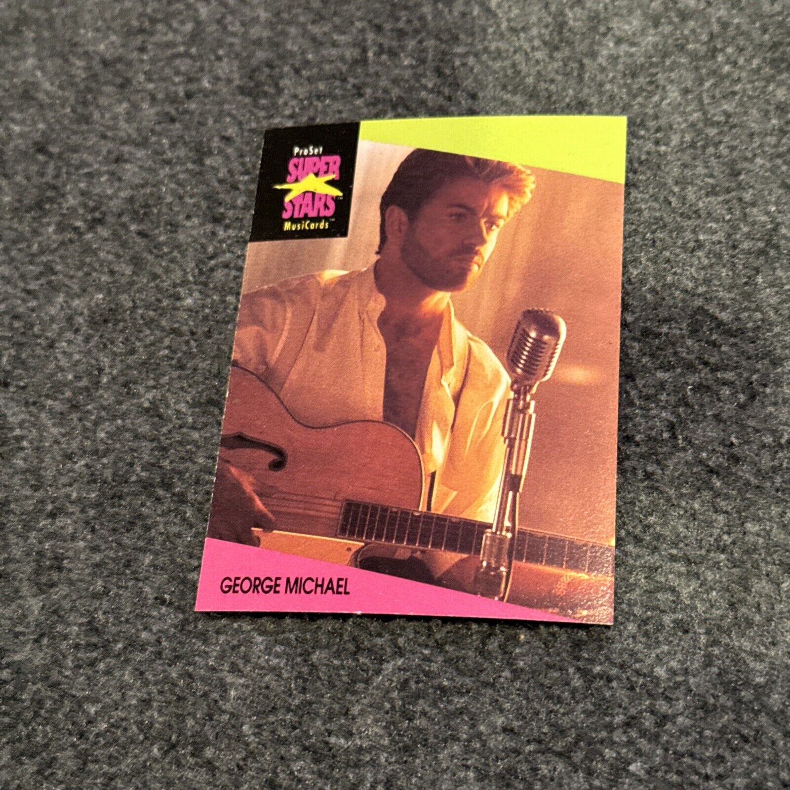 1991 Pro Set SuperStars MusiCards George Michael card #76
