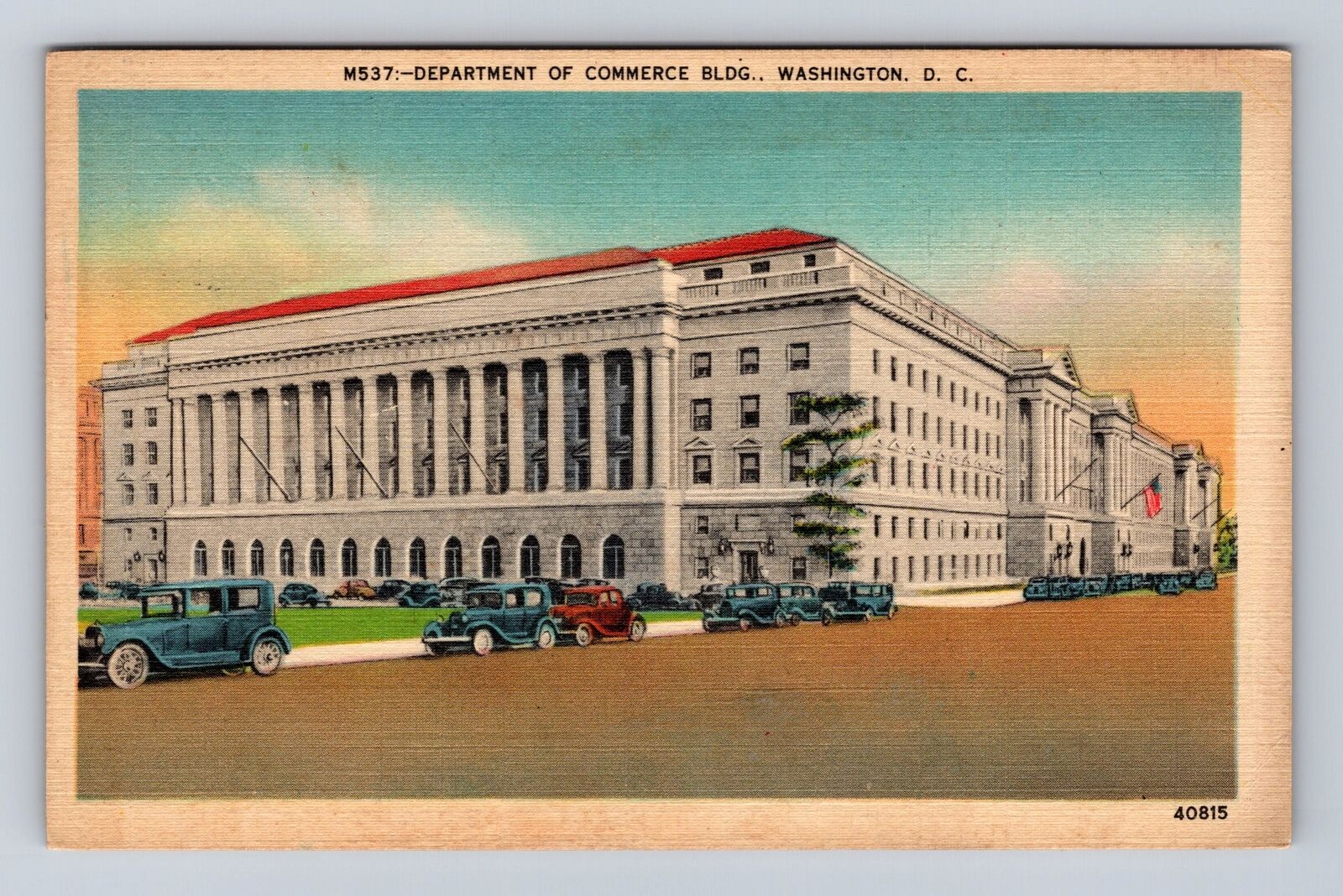 Washington DC-Department Of Commerce Building, Antique, Vintage c1943 Postcard