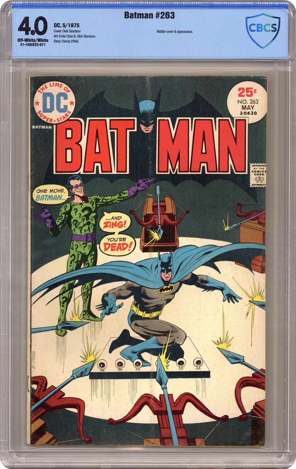 Batman #263 CBCS 4.0 1975 21-1EAEE22-071