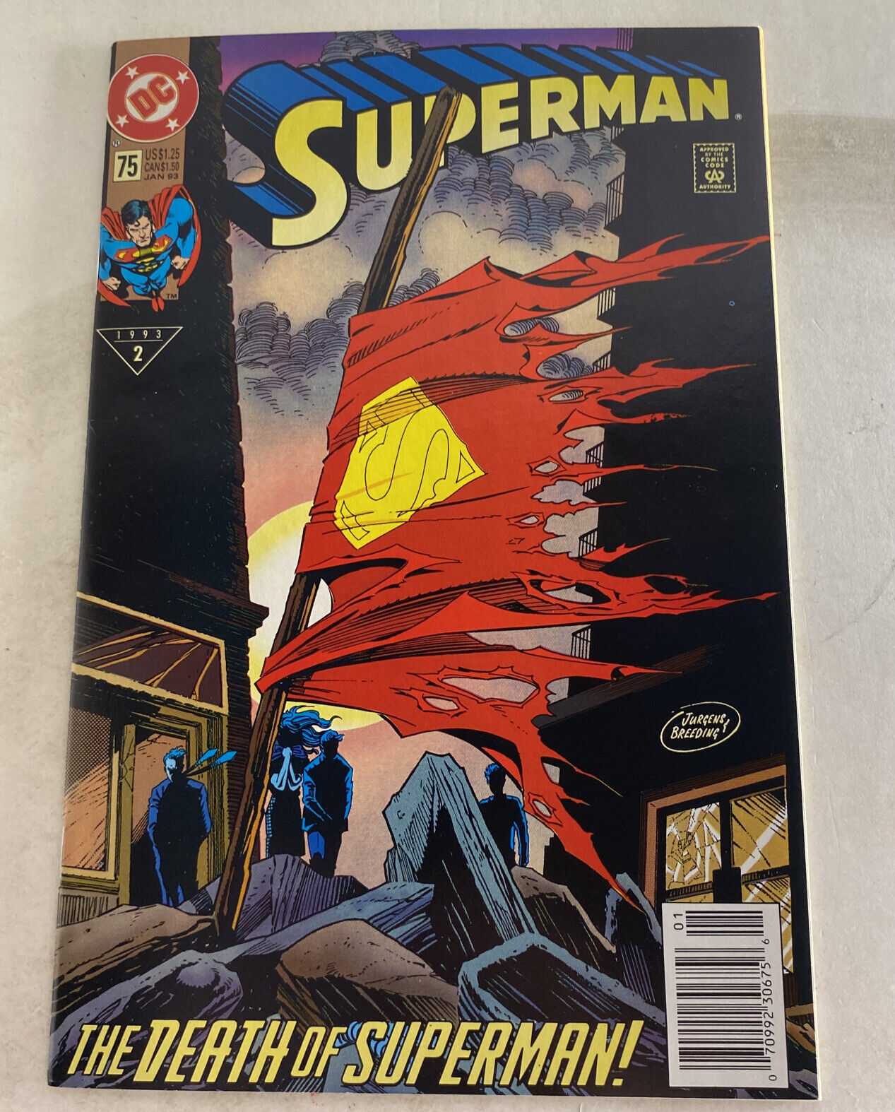 SUPERMAN 75 DEATH OF SUPERMAN & DOOMSDAY 1993