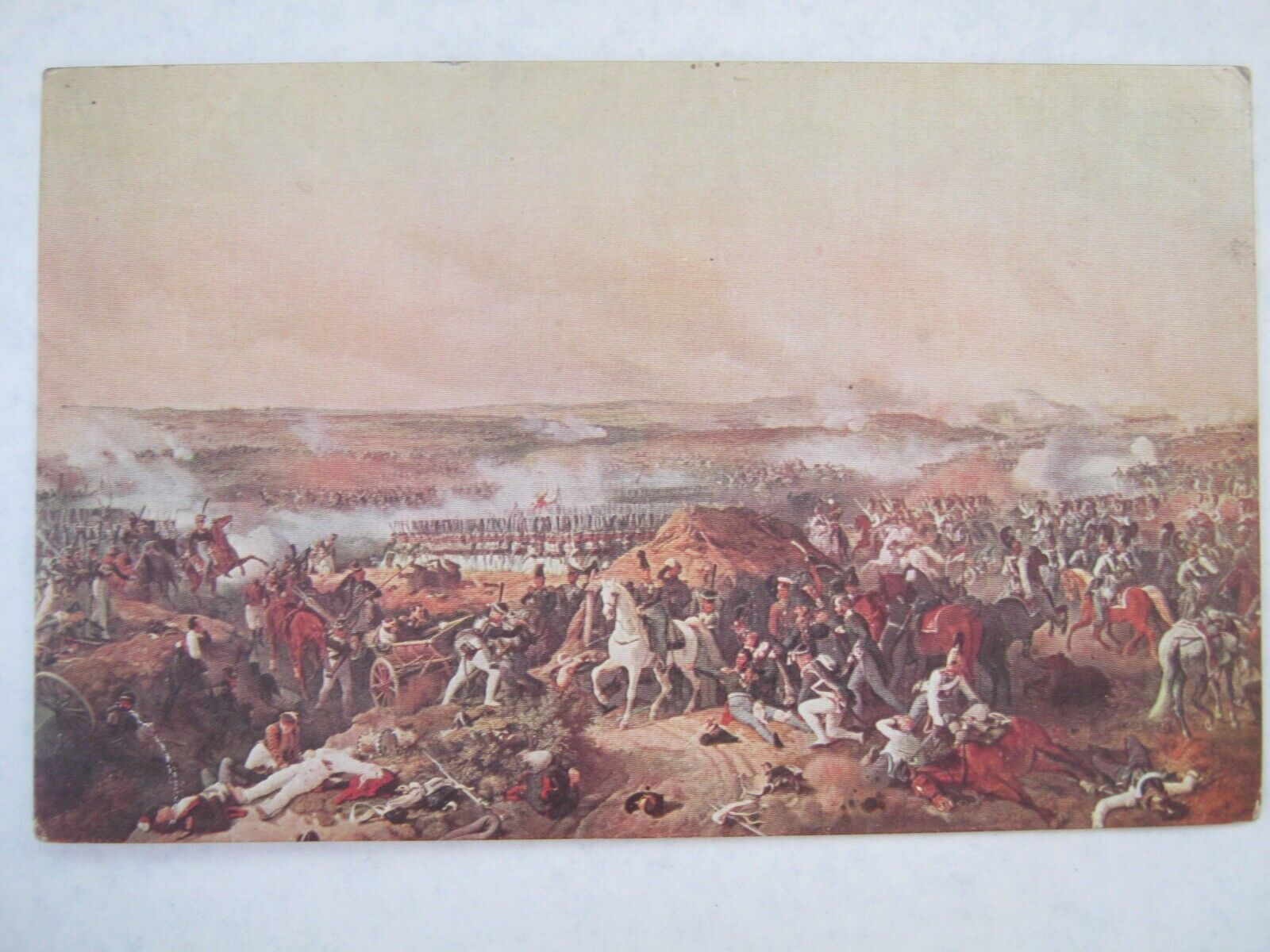 Postcard 1909s  Tsarist Russia Salon Lapina Napoleon War 1812 Battle of Borodino