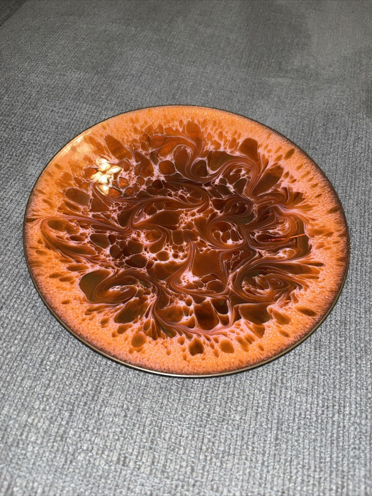 Handmade Red Saucer