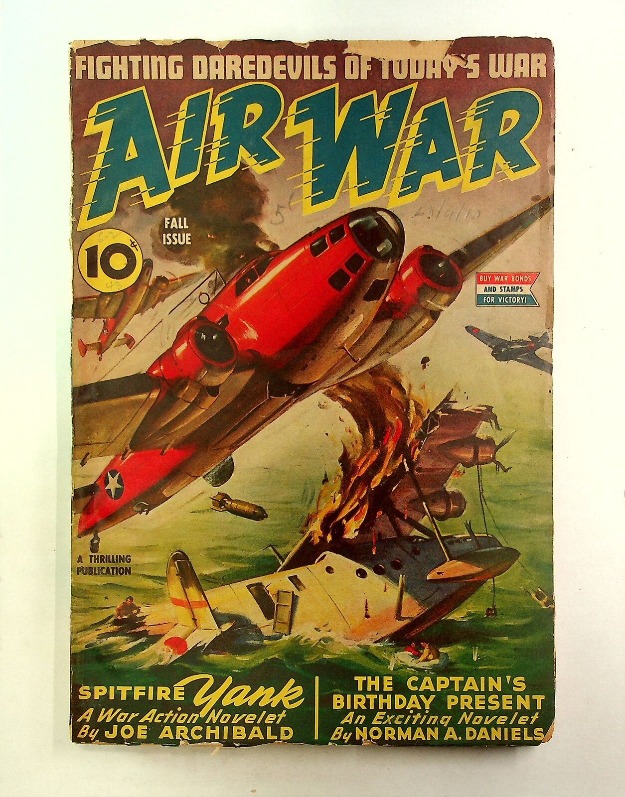Air War Pulp Sep 1943 Vol. 5 #2 VG- 3.5