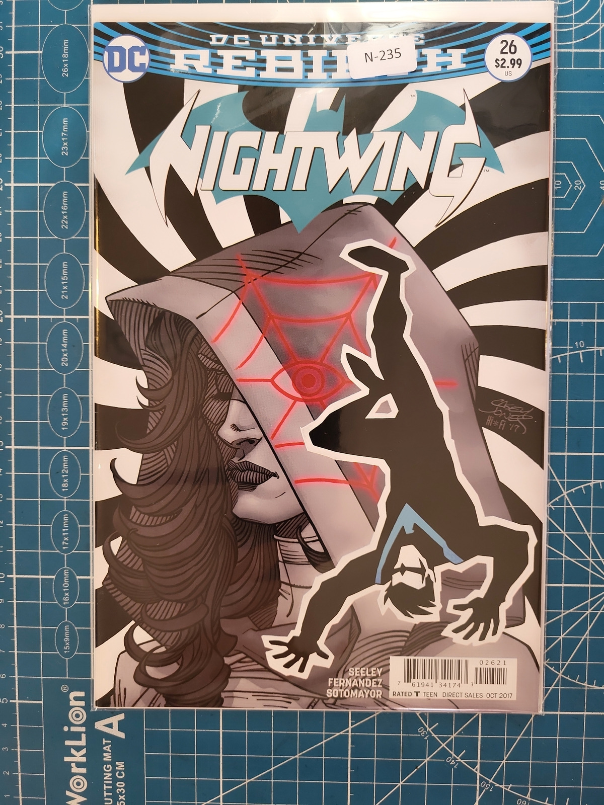 NIGHTWING #26B VOL. 4 9.0+ VARIANT DC COMIC BOOK N-235