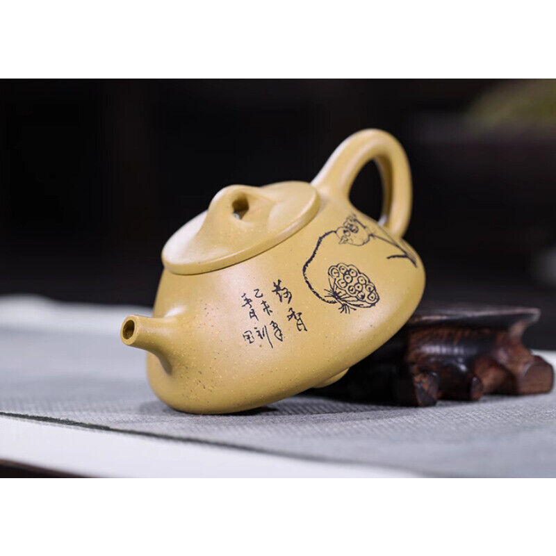 150CC Handmade Lotus Flower Teapot 4.7