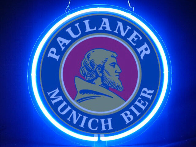 Paulaner Munich Beer Hub Bar Display Advertising Neon Sign