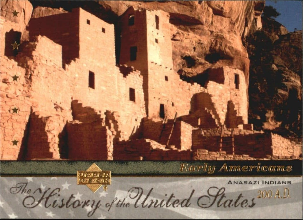 2004 UPPER DECK - History of the United States/Card EA3-ANASAZI INDIANS 200 A.D.