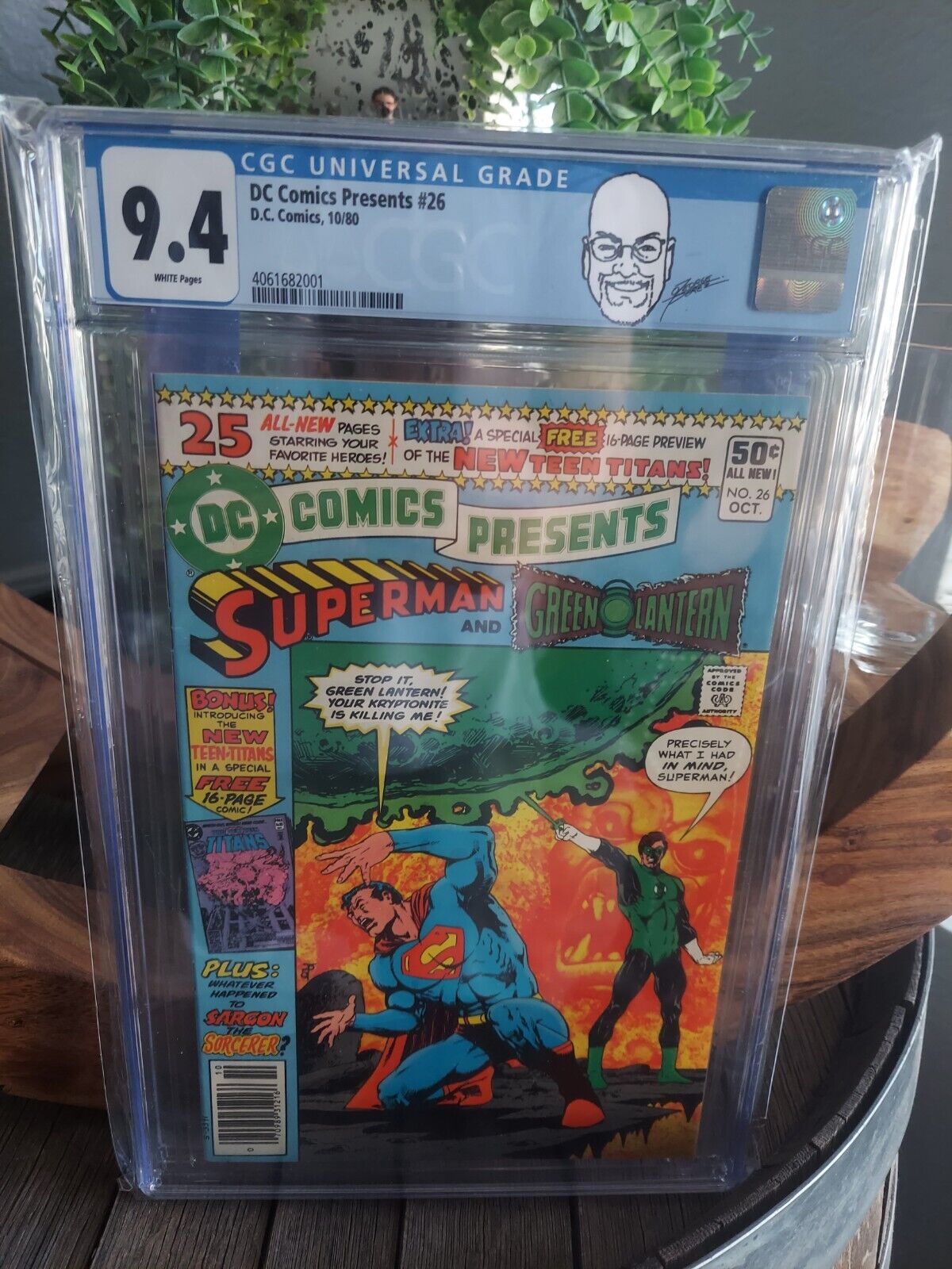 DC Comics Presents #26 CGC 9.4 1st Appearance of The New Teen Titans DC 1980