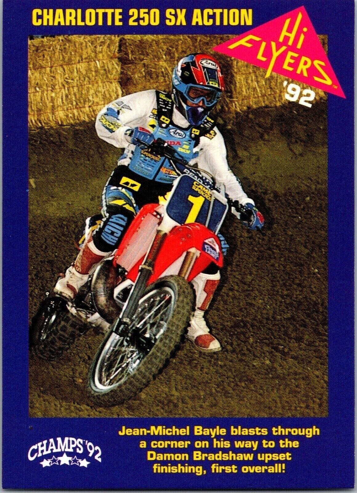 1992 Jean-Michel Bayle and Jimmy Button Charlotte 125 SX Action Hi Flyers CCG