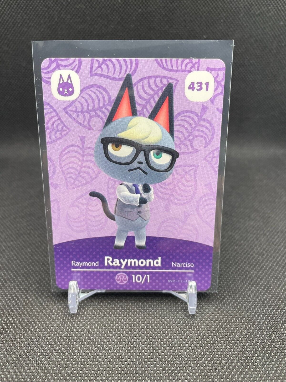 Animal Crossing Amiibo Card Series 5 - Raymond 431 - Never Scanned