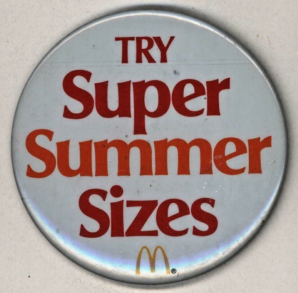1980\'s McDonald\'s Super Summer Sizes  3\