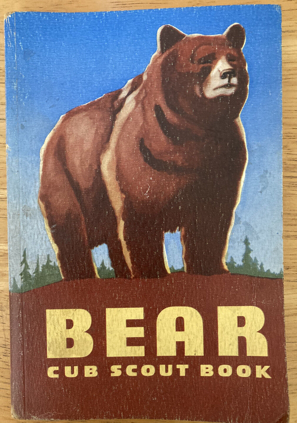 Vintage 1957 BEAR Cub Scout Book Boy Scouts Of America #3231