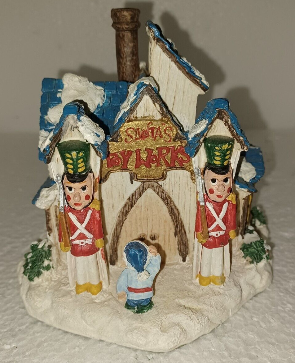 Santa\'s Town Santa\'s Toy Works VTG 1995 Great condition Christmas Village 