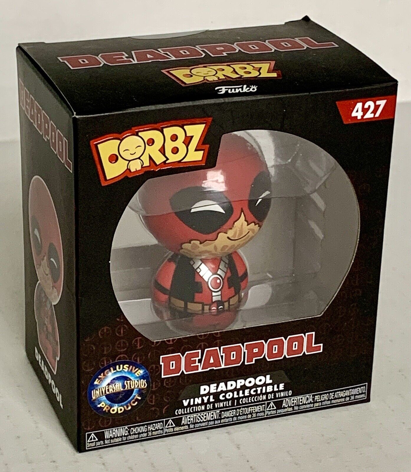 Funko Dorbz  Deadpool #427 (Torn Mask) Universal Exclusive -NEW IN BOX -VINTAGE