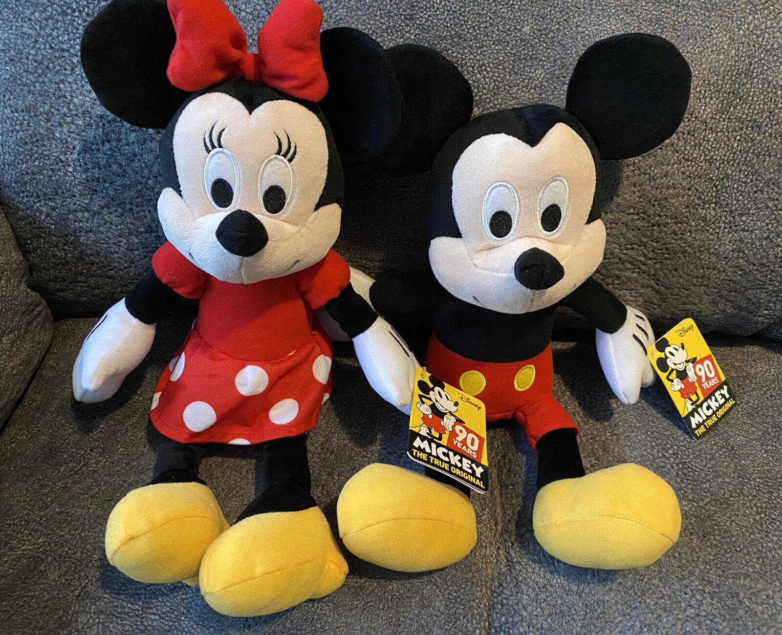 Mickey & Minnie Mouse 90 Years Plush 12\