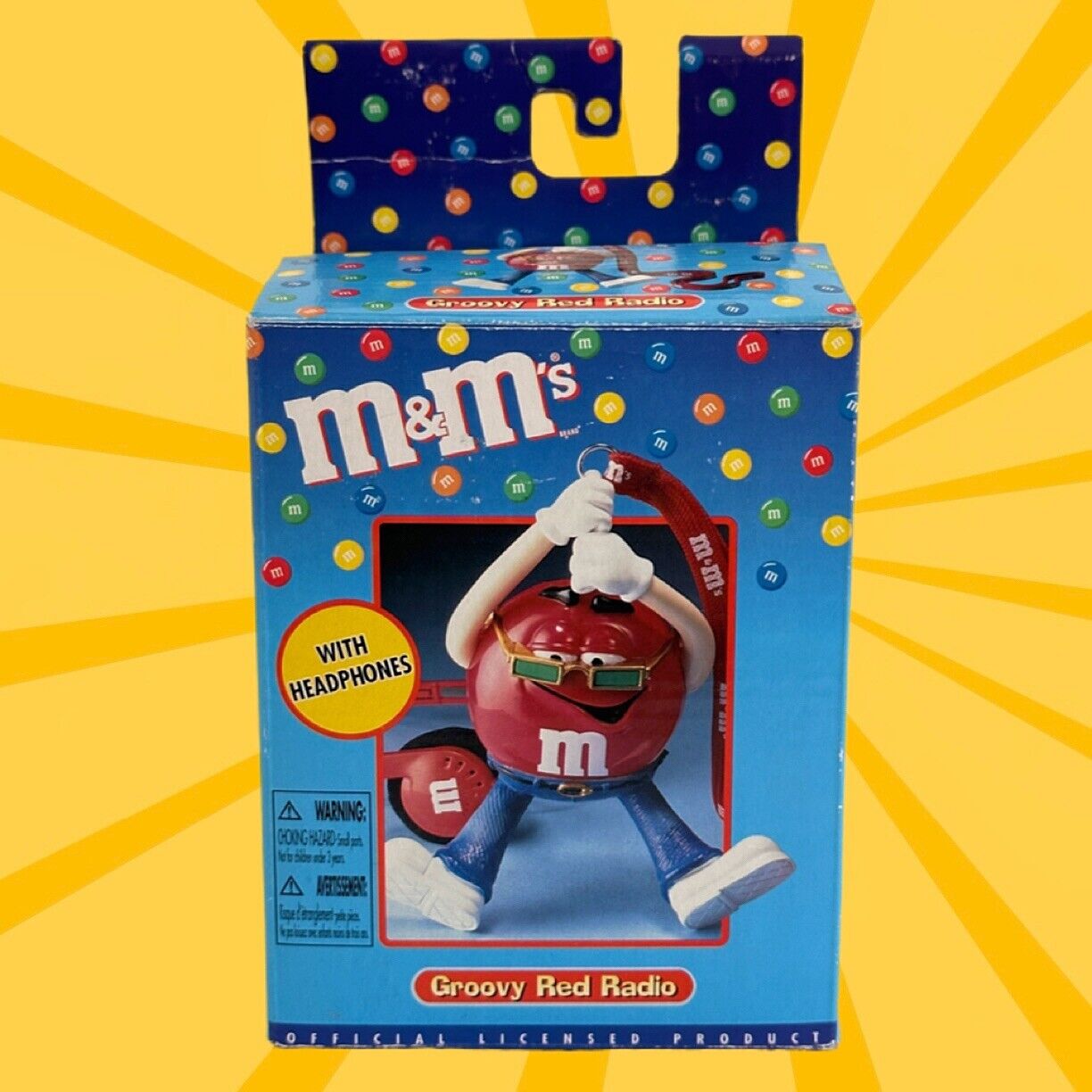 New Collectible M&M’s Groovy Red Radio