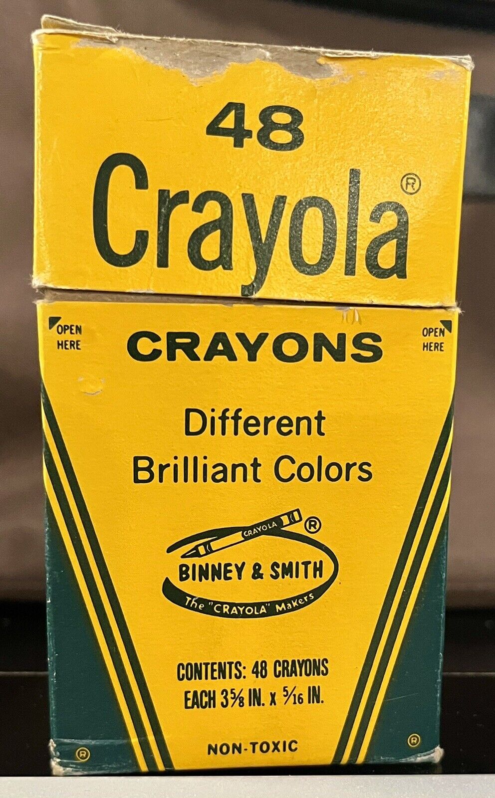 Vintage Crayola Crayons Binney & Smith 48 Box Discontinued Colors ONLY 21 Crayon