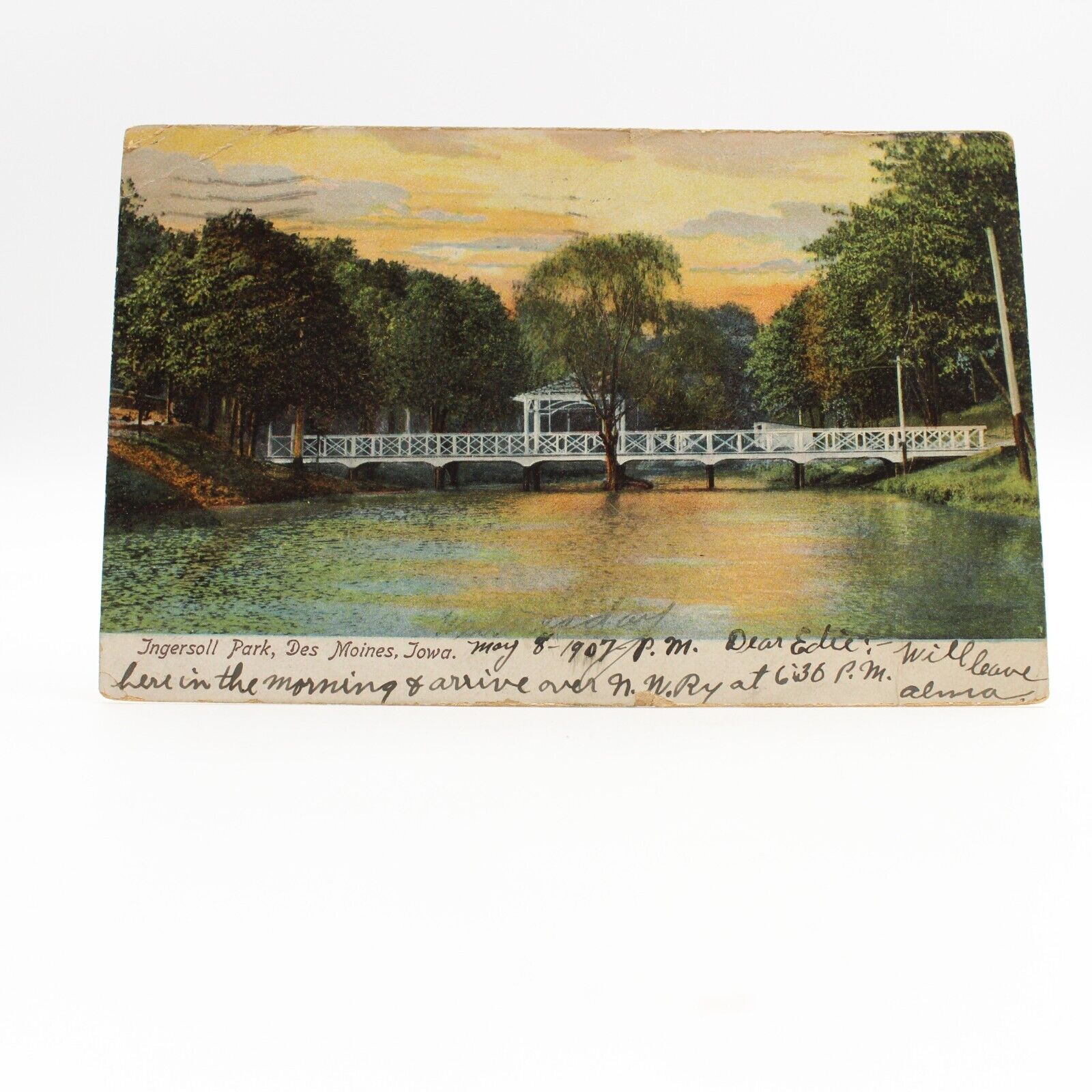 Ingersoll Park, Des Moines, Iowa IA Undivided Back Vintage  Postcard 1907