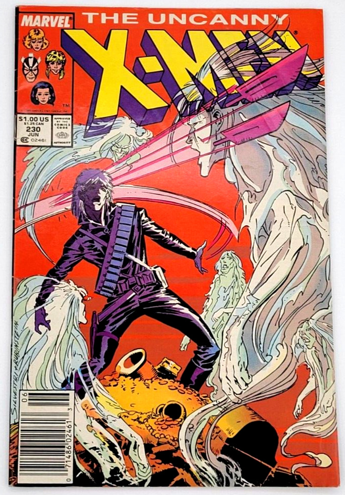 UNCANNY X-MEN #230 (1988) / FN+ / MARK JEWELER\'S NEWSSTAND